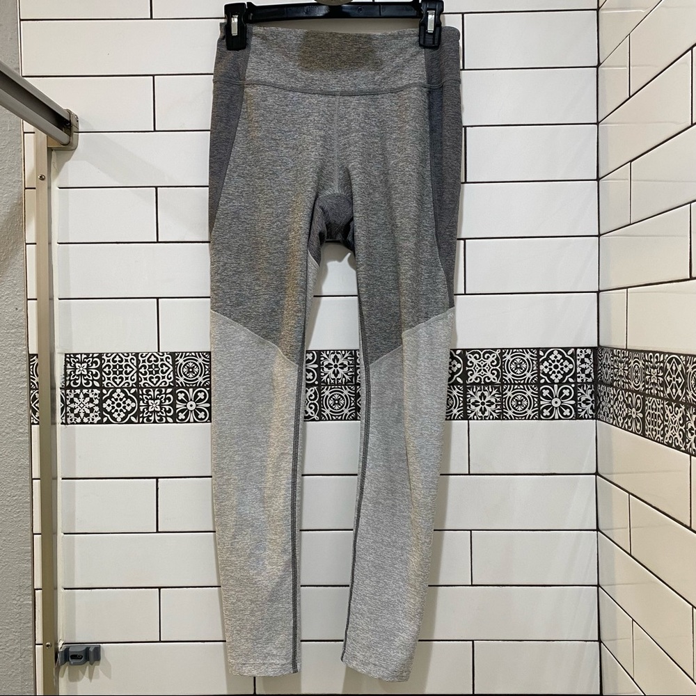 Outdoor Voices Gray Colorblock leggings
